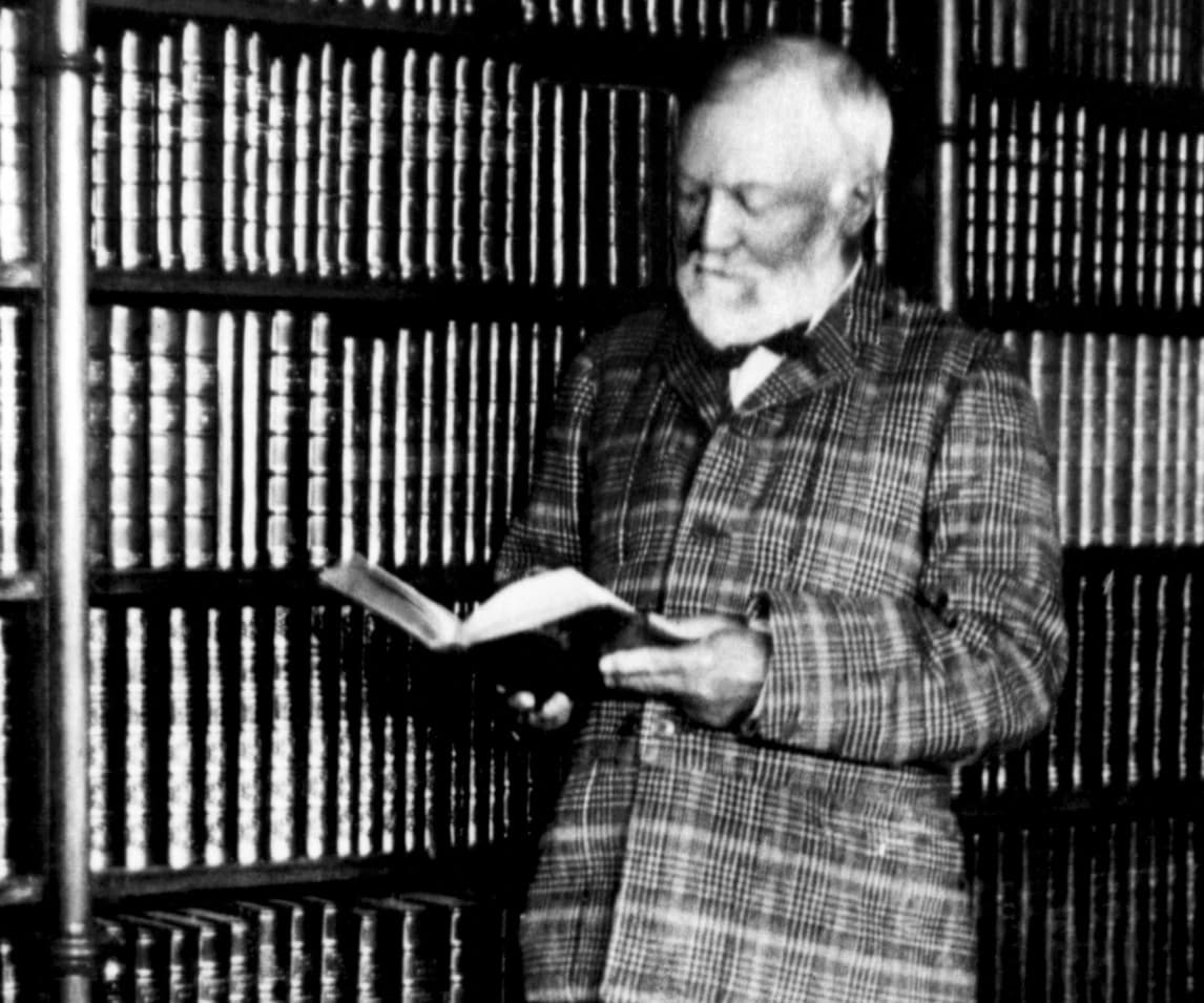 Historic photograph of Andrew Carnegie