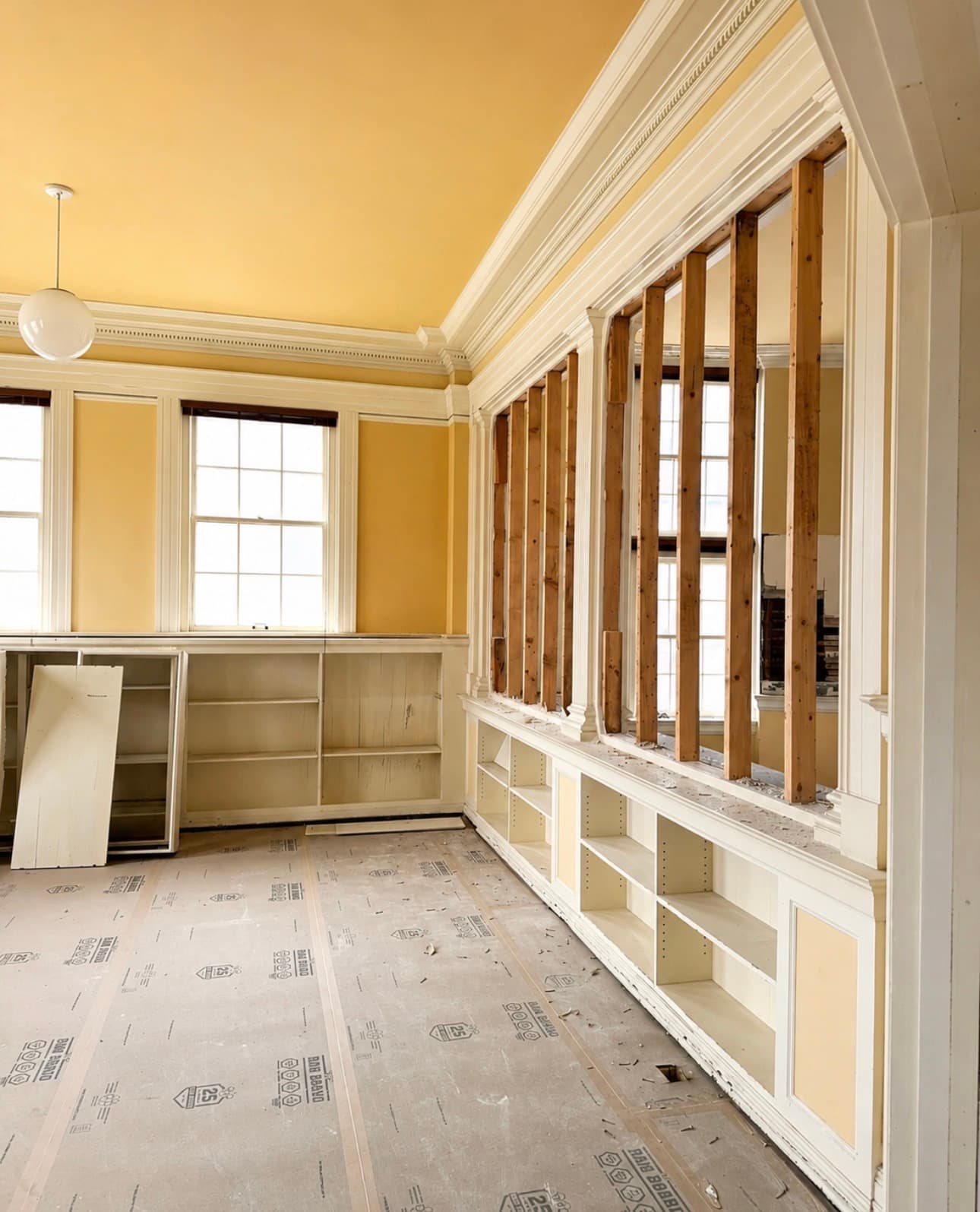 The Library Historic Hotel restoration — build photograph 1