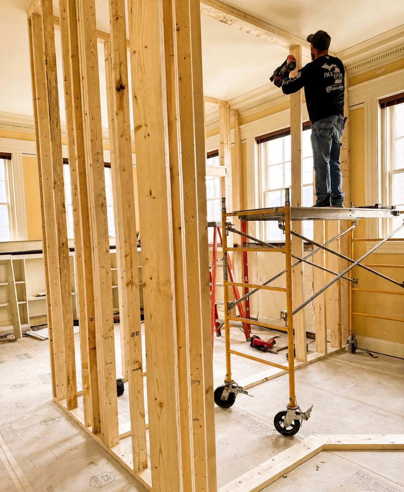 The Library Historic Hotel restoration — build photograph 3