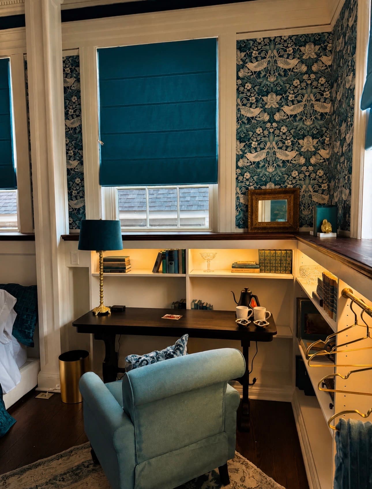 The Children's Room tall ceilings and window