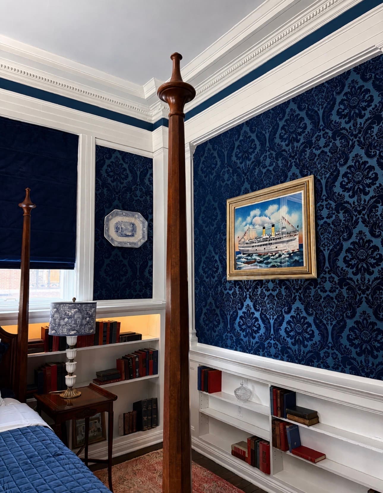 The Reading Room bathroom detail
